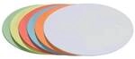 Franken 300er-Pack Moderationskarten &raquo;oval&laquo; 19 x 11 cm 6 Farben blau, 19x11 cm