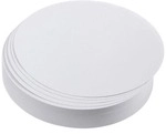 Franken Moderationskarten Kreise &Oslash; 19,5 cm, 500 St&uuml;ck wei&szlig;