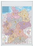 Franken Postleitzahlenkarte &raquo;KA440M&laquo; grau