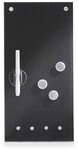 Zeller Glas-Magnettafel 20,0 x 40,0 cm schwarz schwarz