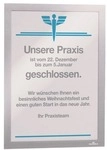 Durable Info-Rahmen DIN A4 &raquo;Duraframe 4872&laquo; selbstklebend mit Magnetdeckel silber,