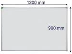 Franken Schreibtafel &raquo;U-Act!Line&laquo; 120x90 cm wei&szlig;