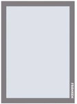 Franken 2er-Pack Aushangrahmen &raquo;PRO&laquo; A4 selbstklebend silber, 23.5x32.7x0.2 cm