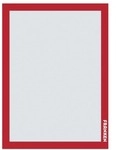 Franken 2er-Pack Aushangrahmen &raquo;PRO&laquo; A4 selbstklebend rot, 23.5x32.7x0.2 cm