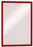 Durable Info-Rahmen DIN A3 &raquo;Duraframe 4873&laquo; selbstklebend mit Magnetdeckel rot,