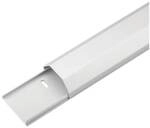 goobay Halbrunder Kabelkanal 5 cm Breite, 5x2.6x111 cm