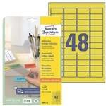 Avery Zweckform Wiederabl&ouml;sbare Farbige Etiketten 45.7x21.2 mm 960 St&uuml;ck gelb