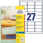 Avery Zweckform Folien-Adressetiketten &raquo;J4721-25&laquo; permanent wei&szlig; 635x296 mm 675