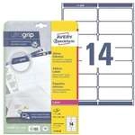Avery Zweckform 560er-Pack Adress-Etiketten mit ultragrip &raquo;L7163-40&laquo; wei&szlig;