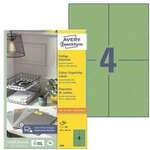 Avery Zweckform 400er-Pack Farbige Etiketten gr&uuml;n
