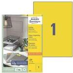 Avery Zweckform 100er-Pack Farbige Etiketten gelb