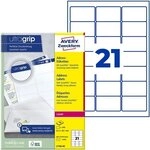 Avery Zweckform 840er-Pack Adress-Etiketten mit ultragrip &raquo;L7160-40&laquo; wei&szlig;