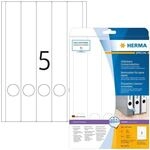 Herma Ordneretiketten &raquo;Movables&laquo; 38,0 x 297,0 mm 125 St&uuml;ck wei&szlig;, 5 cm