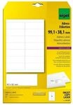 Sigel Adress-Etiketten wei&szlig; 99,1 x 38,1 mm 350 St&uuml;ck wei&szlig;