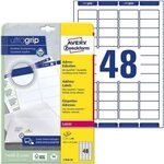 Avery Zweckform 1200er-Pack Adressetiketten &raquo;L7636-25&laquo; (45,7 x 21,2 mm) wei&szlig;