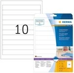 Herma Ordneretiketten 25,4 x 192,0 mm 250 St&uuml;ck wei&szlig;, 5 cm