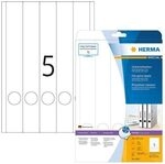 Herma Ordneretiketten 38,0 x 297,0 mm 125 St&uuml;ck wei&szlig;, 5 cm