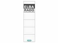 Rückenschilder »rado-plast« 100420960 zum Einstecken grau, Elba, 8 cm