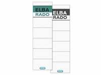 Rückenschilder »rado-lux brillant« 100420956 zum Einstecken weiß, Elba, 8 cm