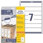 Avery Zweckform 210er-Pack Recycling Ordner-Etiketten 38 x 192 mm wei&szlig;, 5 cm