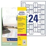 Avery Zweckform 480 Etiketten zur Kabelbeschriftung - 60x40 mm &raquo;L7950-20&laquo; wei&szlig;