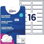 Avery Zweckform 320er-Pack Namensetiketten 89 x 31 mm wei&szlig; wei&szlig;