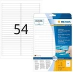 Herma Beschriftungsschilder &raquo;Movables&laquo; wiederabl&ouml;sbar wei&szlig; 96,0 x 10,0 mm 1350