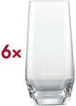Zwiesel Glas 6x Julep Becher Wasserglas &raquo;Pure&laquo; 357 ml transparent, 14.4 cm