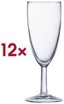 Arcoroc Sektgl&auml;ser Reims 145 ml ungeeicht 12 St&uuml;ck wei&szlig;, 15.6 cm
