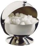 APS Zuckerkugel mit Rolldeckel silber, 15 cm