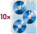 Hama 6er CD-/DVD-H&uuml;llen 10 St&uuml;ck transparent, 23.8x0.1x29.5 cm