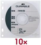 Durable Abheftbare CD/DVD/Blu-ray-Schutzh&uuml;llen wei&szlig;, 14x12.5 cm