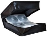 MediaRange 400er CD-/DVD-Tasche schwarz, 31.4x14.9x31.2 cm
