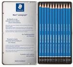 Staedtler 12er-Set Zeichenbleistifte &raquo;Mars Lumograph 100&laquo; blau