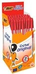 BIC 50er-Pack Kugelschreiber &raquo;Cristal&laquo; rot