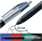 BIC 4-Farb-Kugelschreiber &raquo;4 Colours Grip Pro&laquo; blau