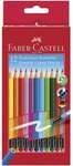 Faber-Castell (Schule) 12er-Pack Buntstifte &raquo;radierbar&laquo; braun