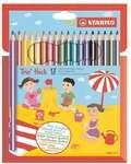 Stabilo 18er-Pack Buntstifte &raquo;Trio&reg; thick&laquo; gelb