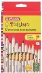 Herlitz 12er-Pack Holz-Buntstifte &raquo;Trilino&laquo;