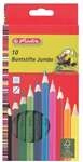 Herlitz 10er-Pack Holz-Buntstifte &raquo;Jumbo&laquo; braun