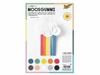 Moosgummi »Basic« 10 Blatt mehrfarbig, folia