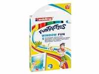 5er-Pack Fenstermarker »Funtastics Window Fun« rot, Edding