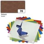 folia Transparentpapier braun 70 x 100 cm 42 g/m&sup2; 25 Bogen braun