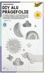 folia DIY Alu Pr&auml;gefolie 70&micro; 5 Blatt silber