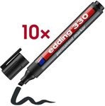 Edding Permanentmarker &raquo;330&laquo; 1 - 5,0 mm 10 St&uuml;ck schwarz