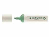 Öko-Tipp: Textmarker »edding E24 EcoLine« nachfüllbar Einzelstift grün, Edding