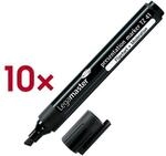 Legamaster Flipchart-Marker &raquo;TZ 41&laquo; 2 - 5 mm 10 St&uuml;ck schwarz schwarz