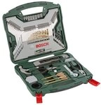BOSCH Bohrer- und Bit-Set X-Line TiN-beschichtet 103-teilig braun