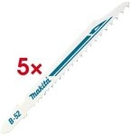 makita Stichs&auml;gebl&auml;tter &raquo;B-52 Universal, B-06482&laquo; 5 St&uuml;ck braun