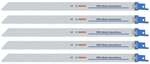 BOSCH S&auml;bels&auml;gebl&auml;tter &raquo;PRO Metal Demolition S1225VF&laquo; 5 St&uuml;ck silber